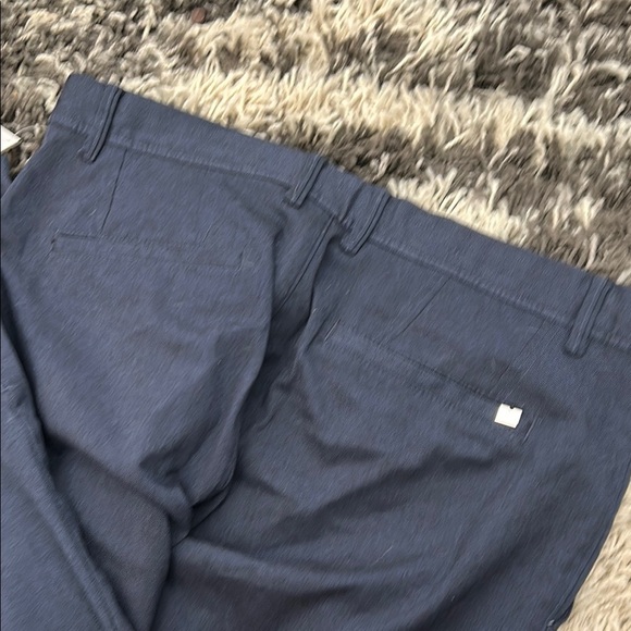 Blue Chinos with Smooth Fabric and Tapered Fit - Picture 4 of 6